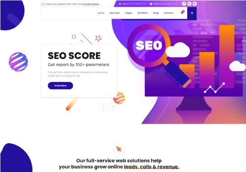 one page development services